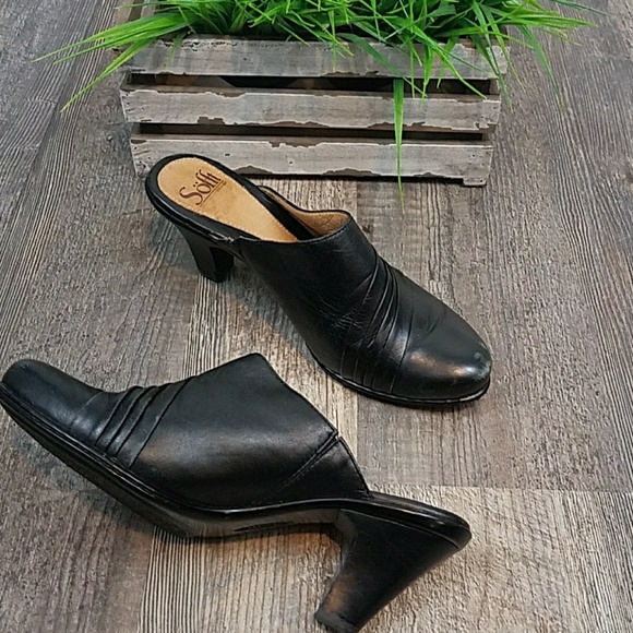Sofft Shoes - *[SOFFT]Leather Heel Mules 5/$30